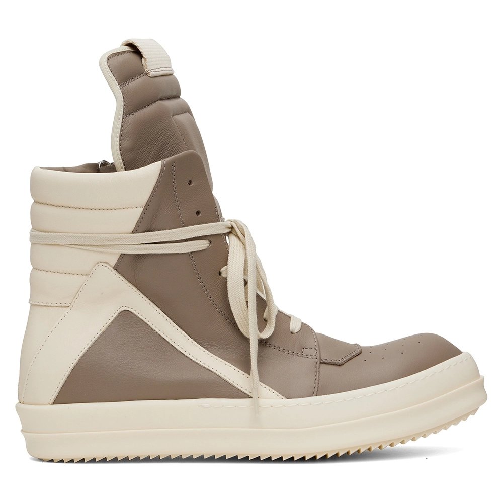 Rick Owens Off-White Hollywood Geobasket Sneakers,RICK OWENS
