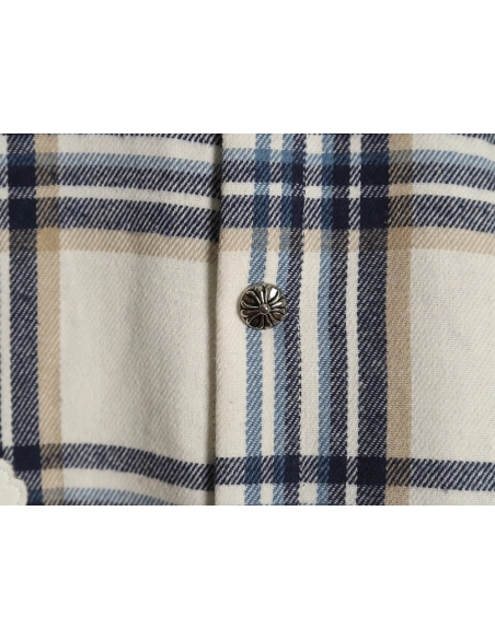 Chrome Hearts Patch Cross Shirt Jacket,Chrome Hearts