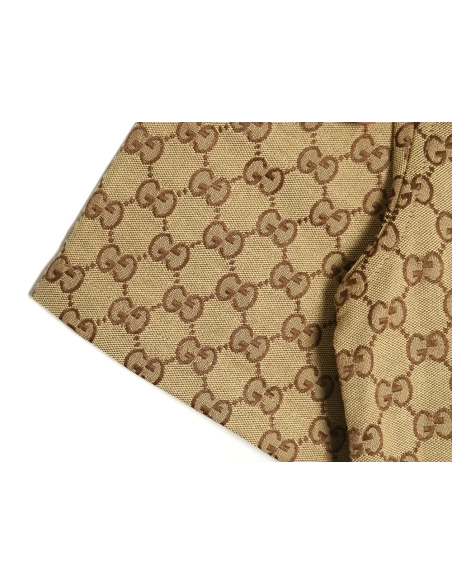 Gucci classic double G monogram canvas short-sleeved shirt,Gucci