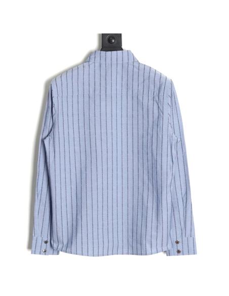 Chrome Hearts Sanskrit-printed yarn-dyed long-sleeved shirt,Chrome Hearts