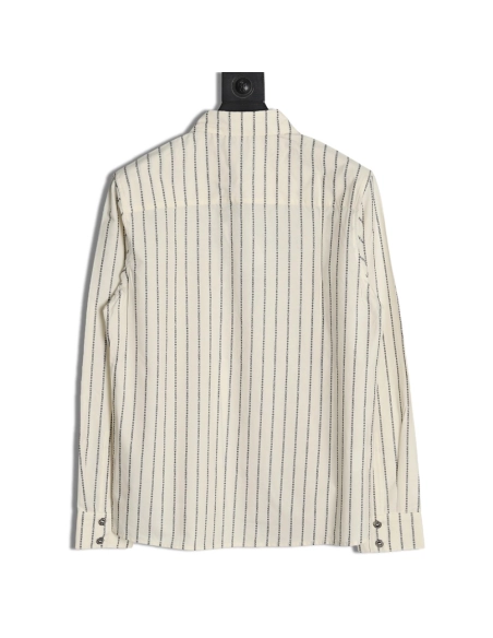 Chrome Hearts Sanskrit-printed yarn-dyed long-sleeved shirt TSK1,Chrome Hearts