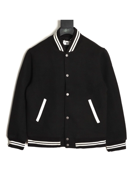 Saint Laurent Paris Signature Baseball Jacket,Saint Laurent