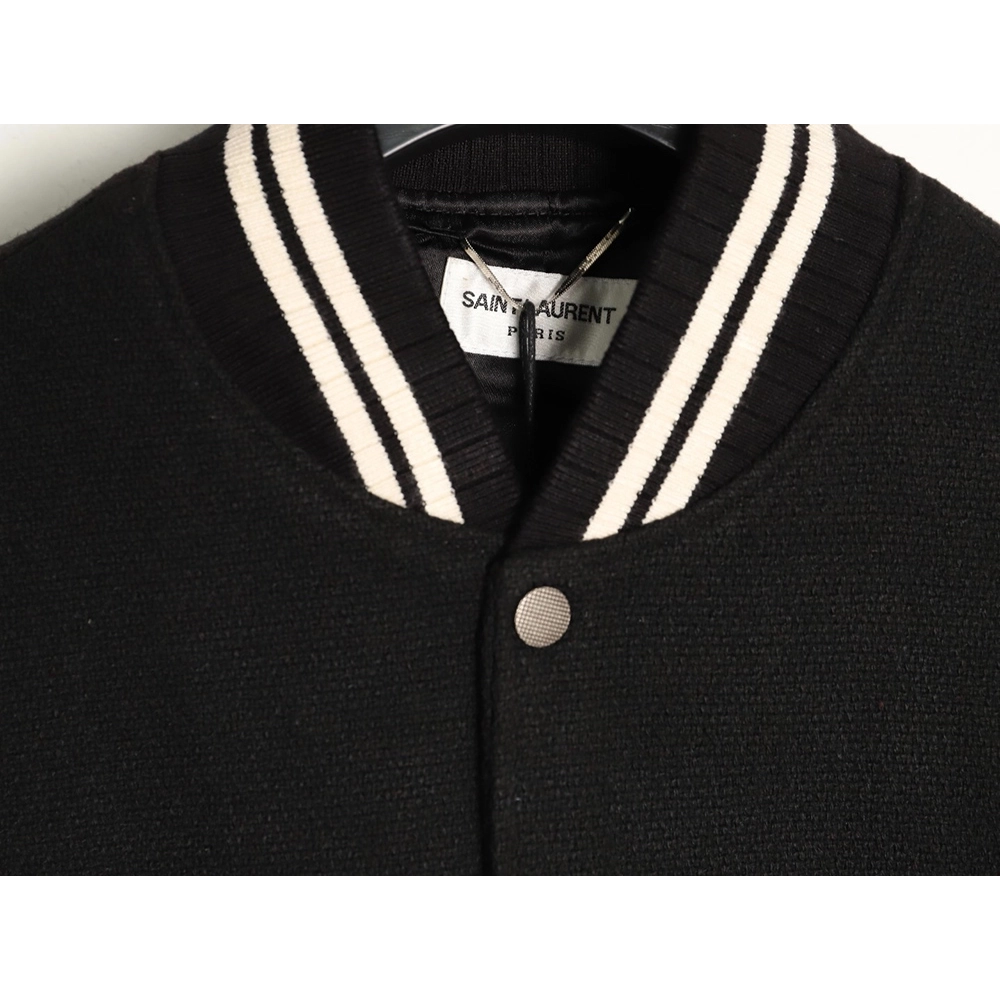 Saint Laurent Paris Signature Baseball Jacket,Saint Laurent