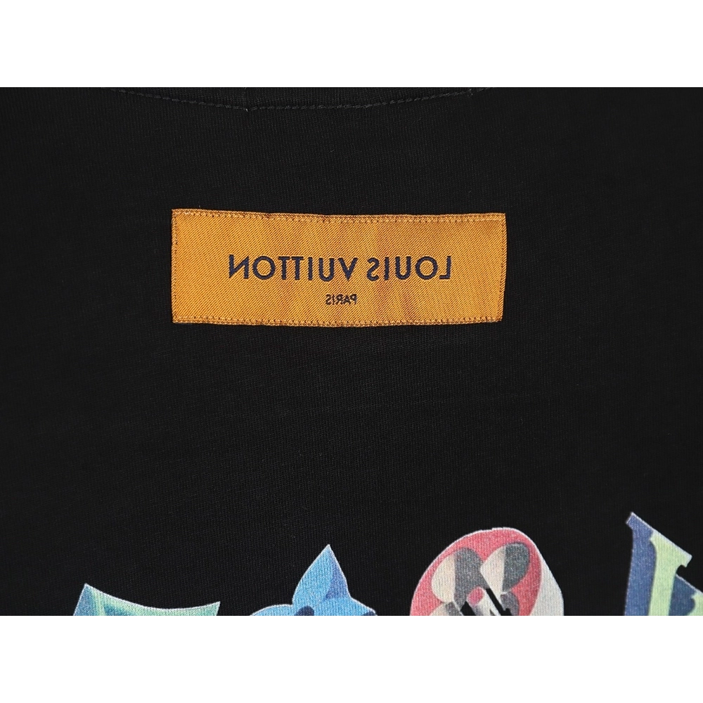 Louis Vuitton 3D monogram pattern round neck short sleeves,Louis Vuitton