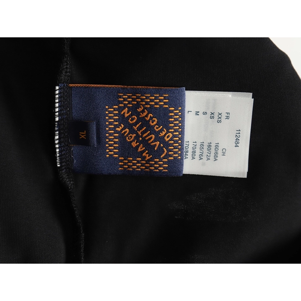 Louis Vuitton 3D monogram pattern round neck short sleeves,Louis Vuitton