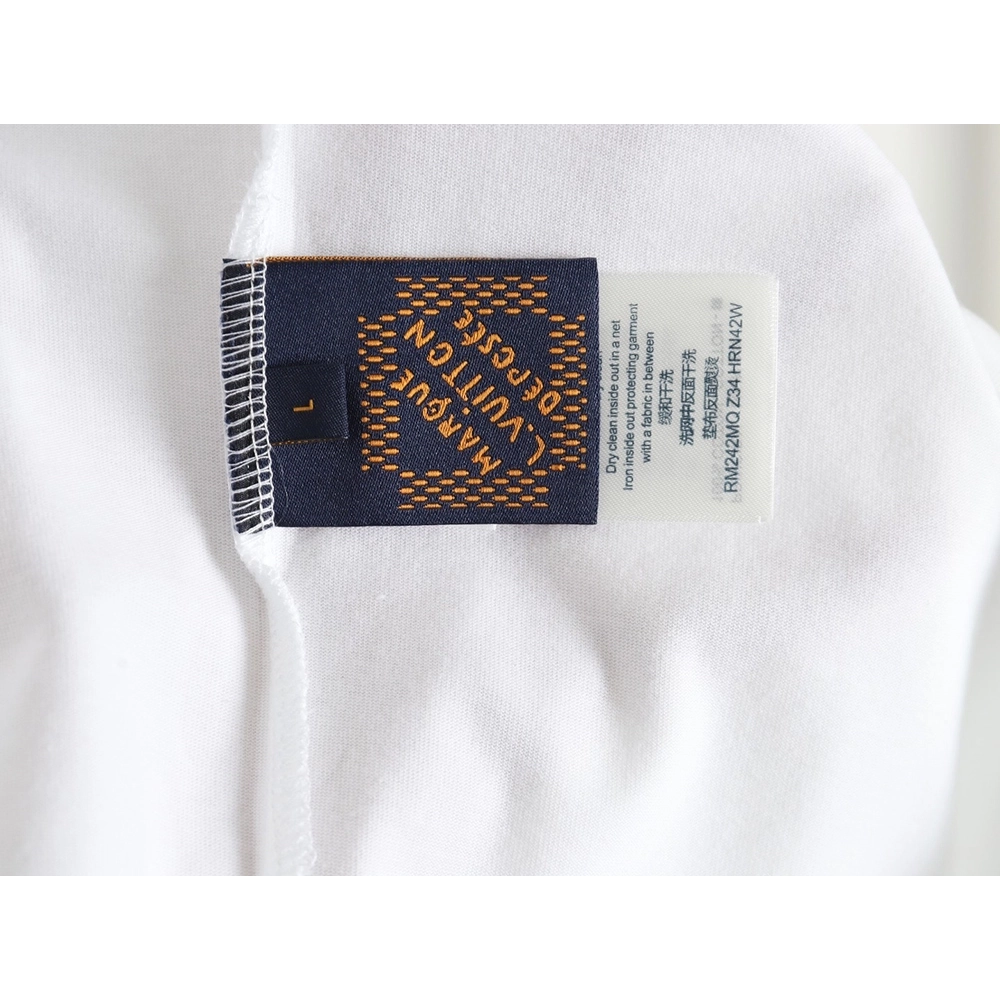 Louis Vuitton 3D monogram pattern round neck short sleeves TSK1,Louis Vuitton