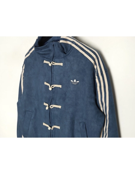 Adidas Trefoil New Chinese Suede Tang Suit Jacket,ADIDAS