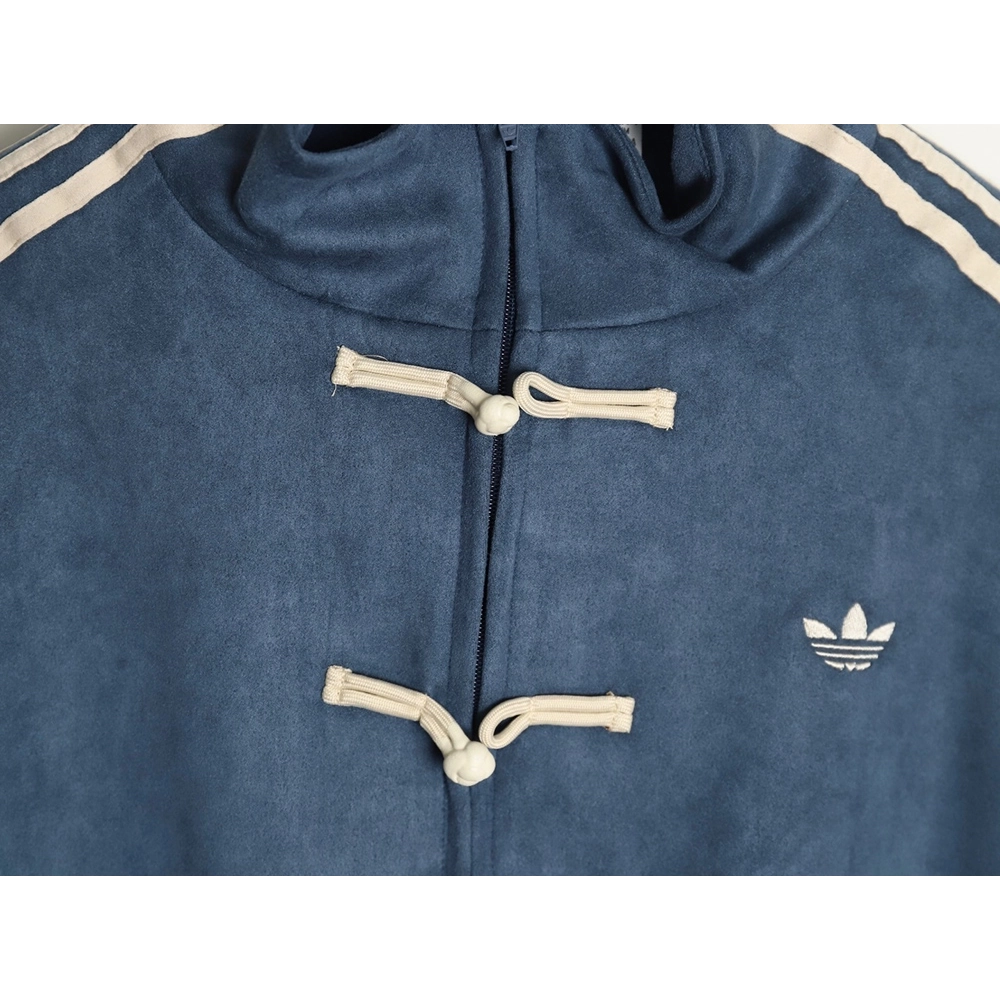 Adidas Trefoil New Chinese Suede Tang Suit Jacket,ADIDAS