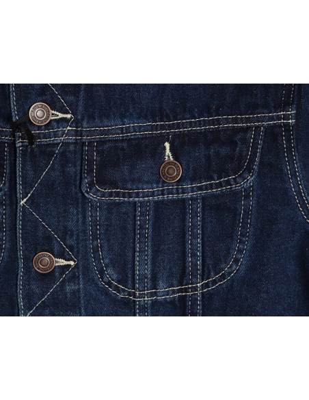 Celine Paris denim jacket with back patch,Celine