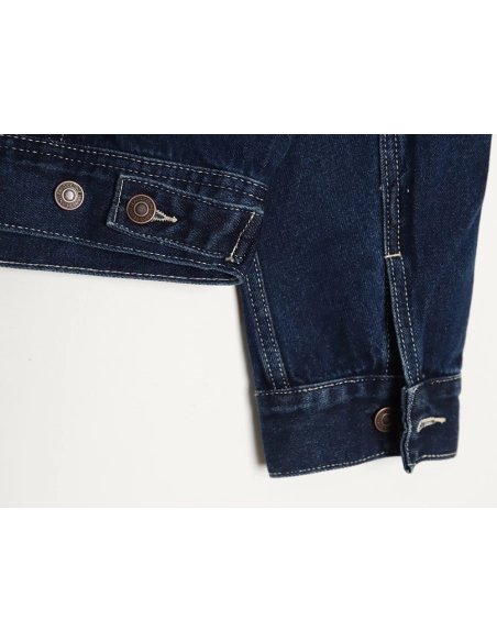 Celine Paris denim jacket with back patch,Celine