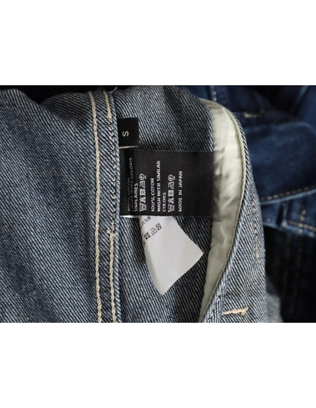 Celine Paris denim jacket with back patch,Celine