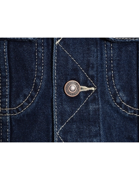 Celine Paris denim jacket with back patch,Celine