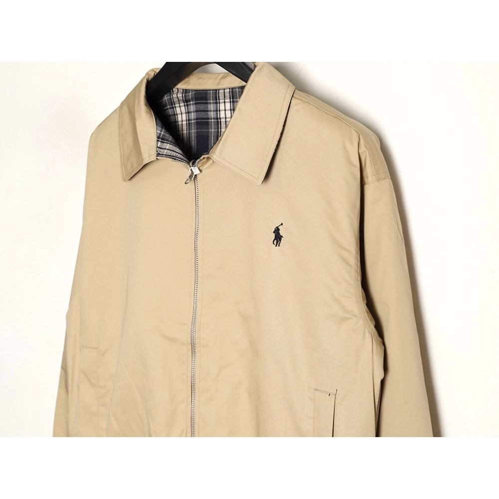 Ralph Lauren reversible jacket with lapel embroidery,Ralph Lauren