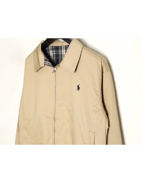 Ralph Lauren reversible jacket with lapel embroidery,Ralph Lauren