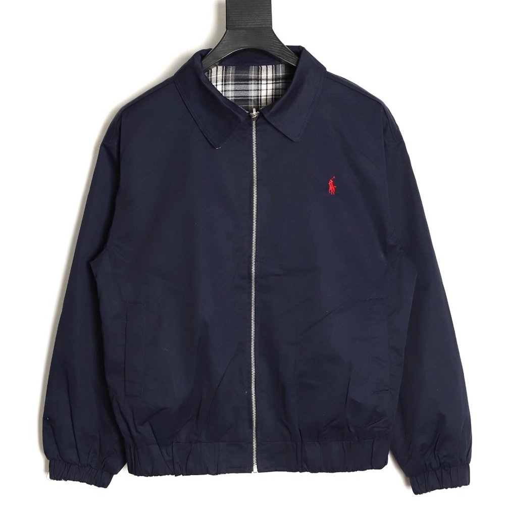 Ralph Lauren reversible jacket with lapel embroidery TSK1,Ralph Lauren