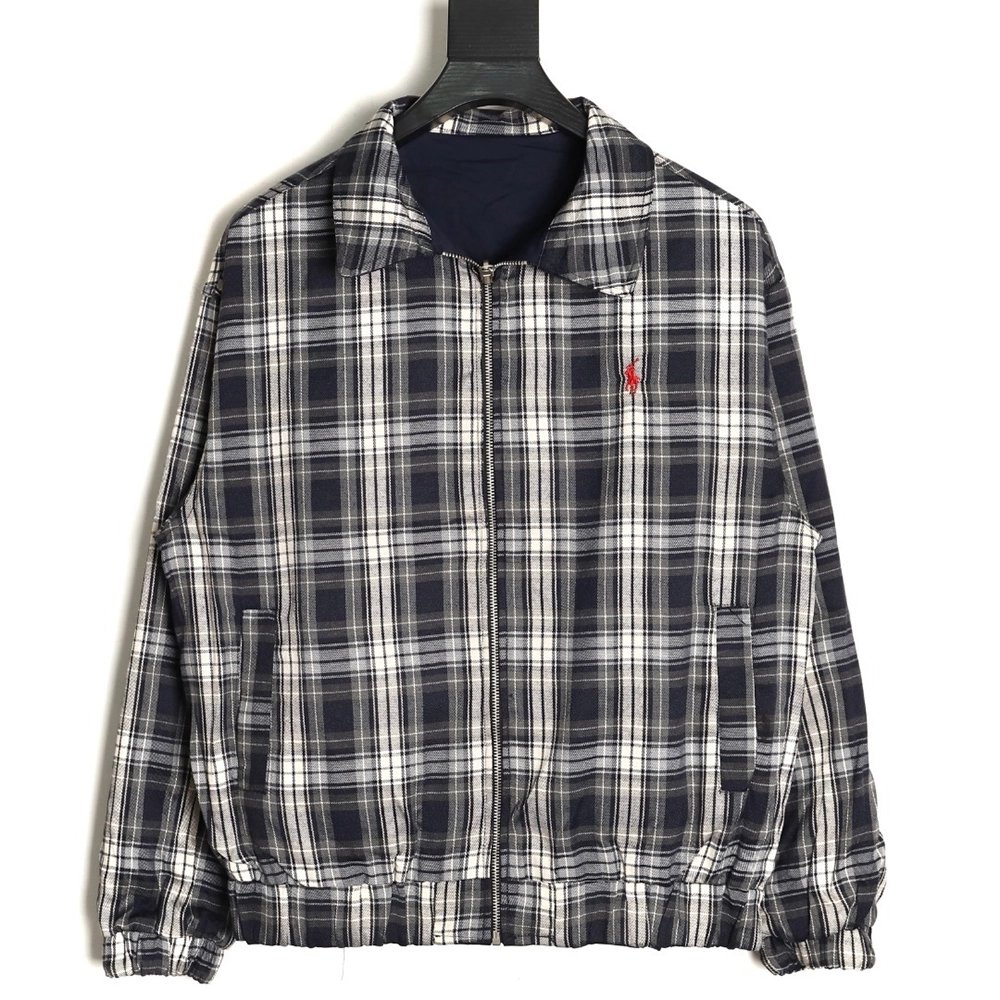 Ralph Lauren reversible jacket with lapel embroidery TSK1,Ralph Lauren