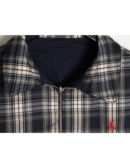 Ralph Lauren reversible jacket with lapel embroidery TSK1,Ralph Lauren