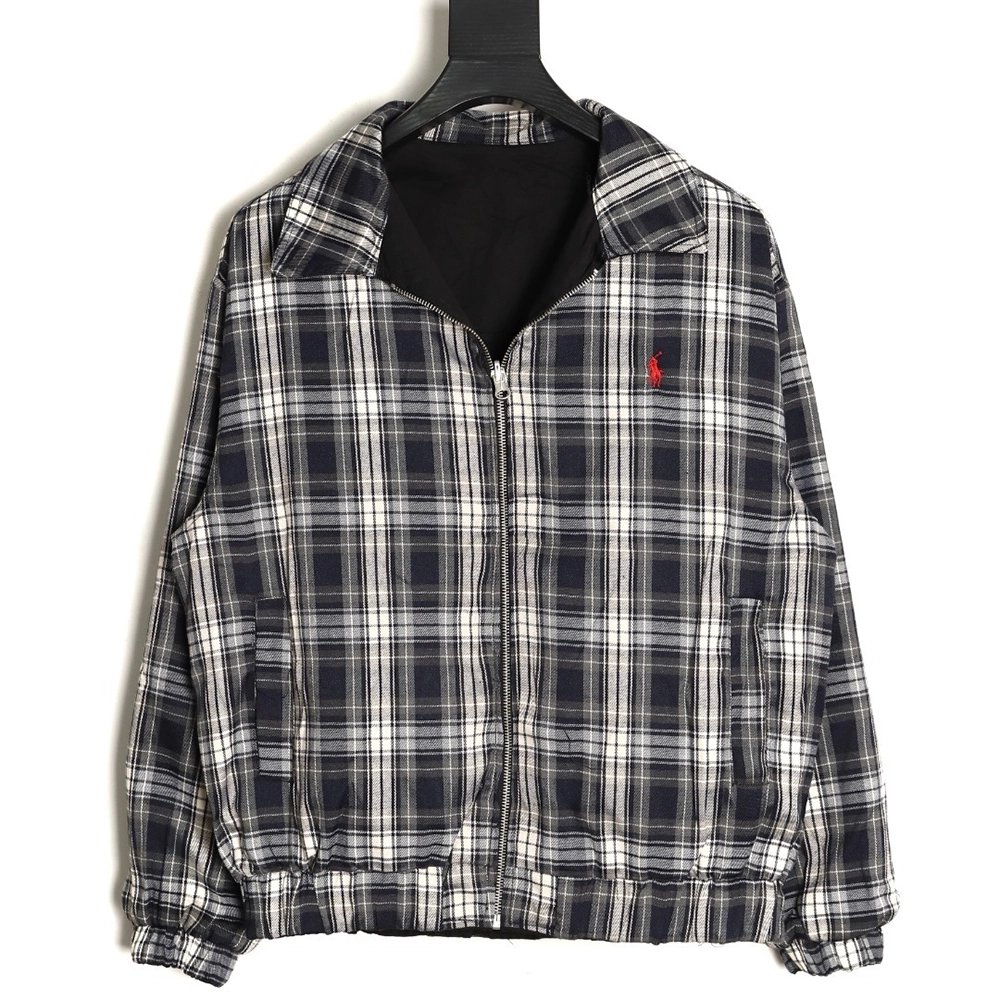 Ralph Lauren reversible jacket with lapel embroidery TSK2,Ralph Lauren