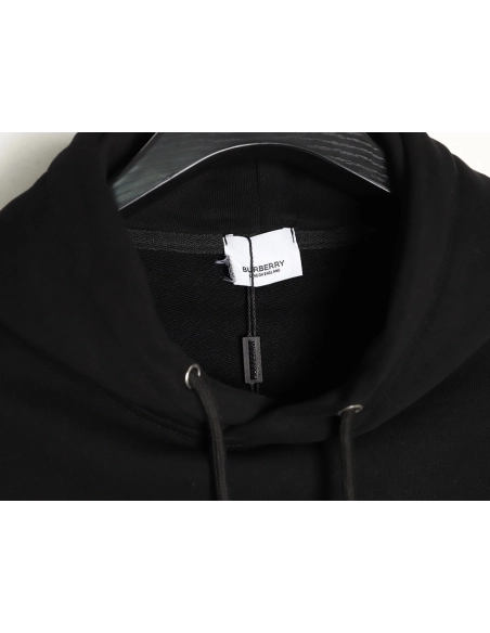 Burberry Double Shadow Lettering Print Hoodie,Burberry