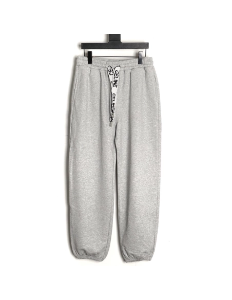Celine Web logo sports casual pants,Celine