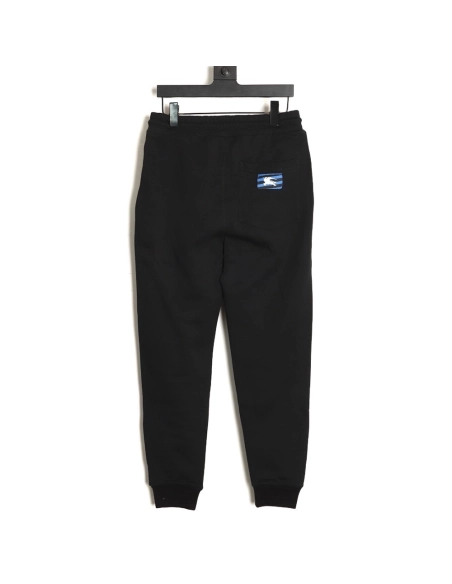 Burberry embroidered warhorse back pocket logo trousers TSK1,Burberry