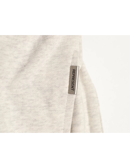 Represent distressed washed embroidered logo straight-leg drawstring sweatpants,Represent