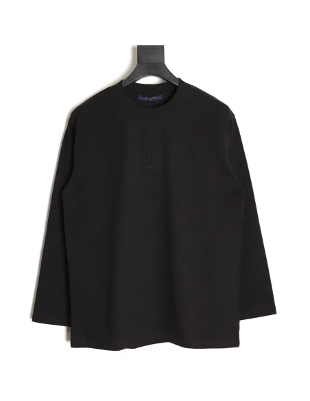 Louis Vuitton chest lettering embossed long sleeves TSK1,Louis Vuitton