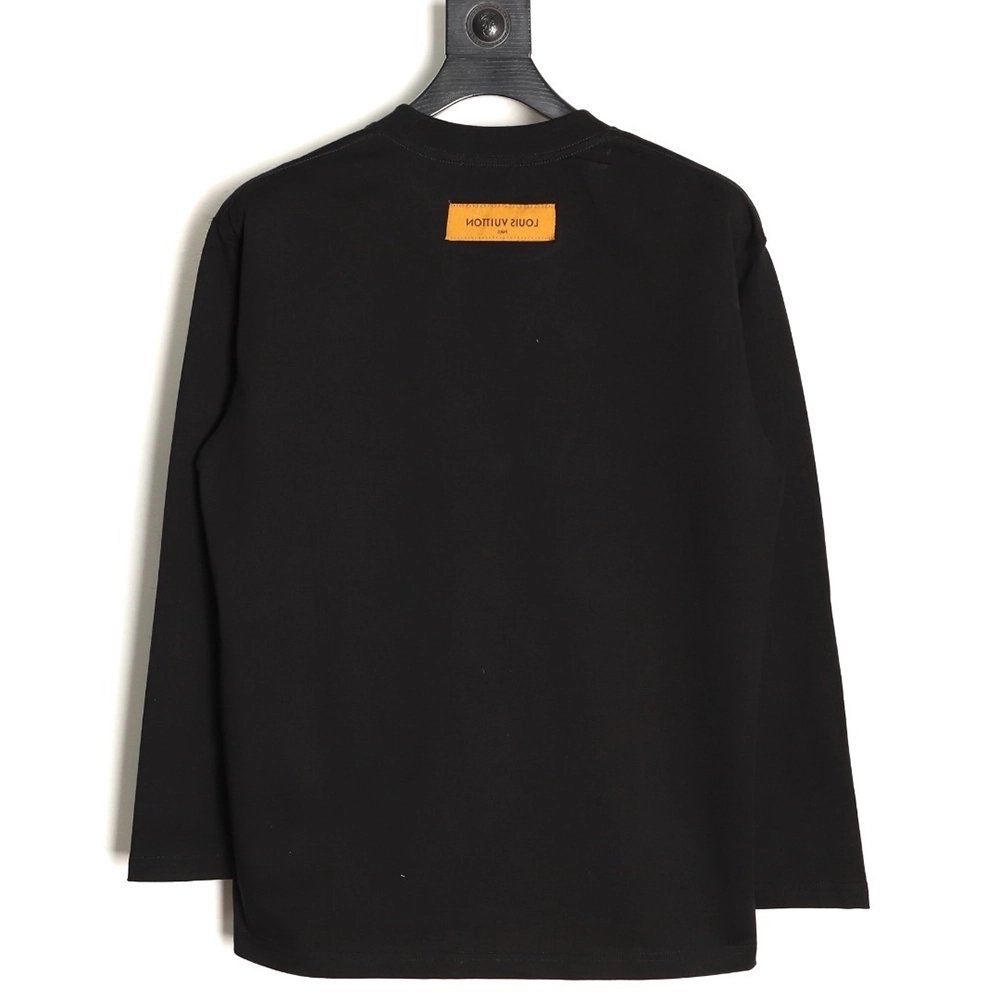 Louis Vuitton chest lettering embossed long sleeves TSK1,Louis Vuitton