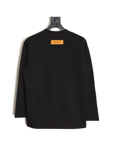 Louis Vuitton chest lettering embossed long sleeves TSK1,Louis Vuitton