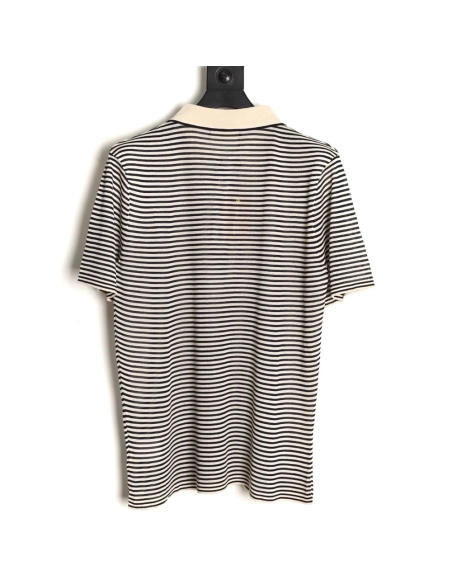 Loro Piana striped knitted Polo short-sleeved,Loro Piana