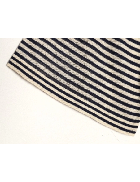 Loro Piana striped knitted Polo short-sleeved,Loro Piana