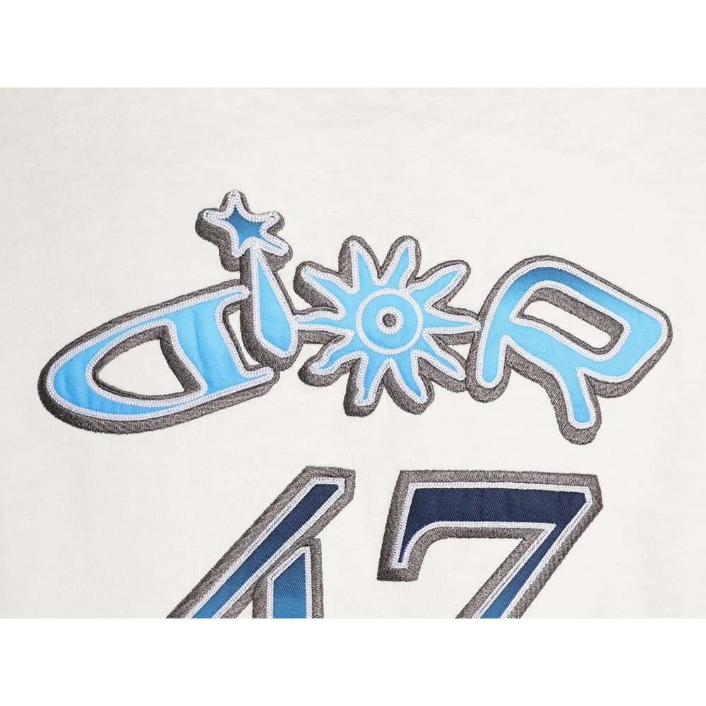 Dior 47 gradient lettering appliqu¨¦ short sleeves,Dior