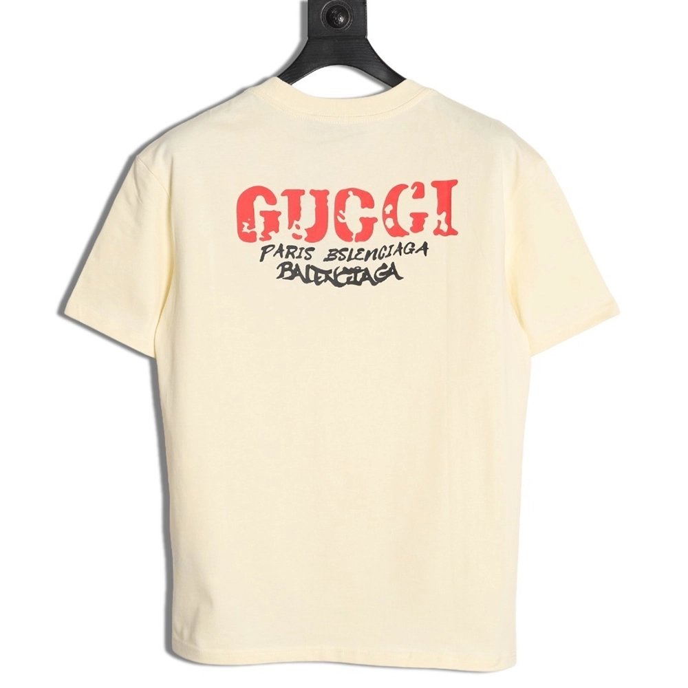 Gucci mottled letter print short sleeves,Gucci
