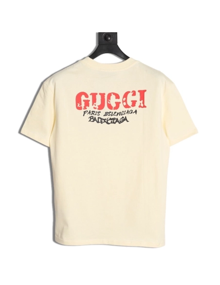 Gucci mottled letter print short sleeves,Gucci