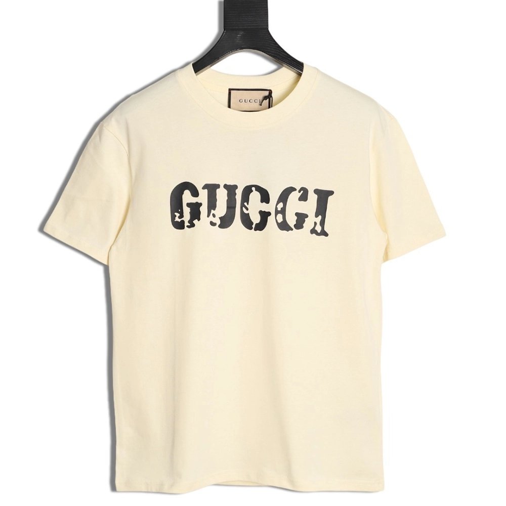 Gucci mottled letter print short sleeves,Gucci