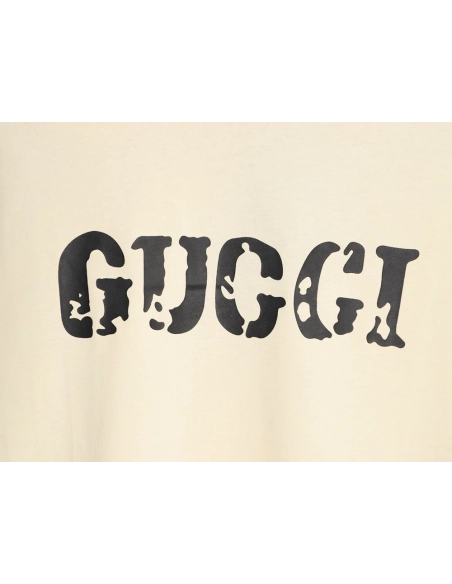 Gucci mottled letter print short sleeves,Gucci
