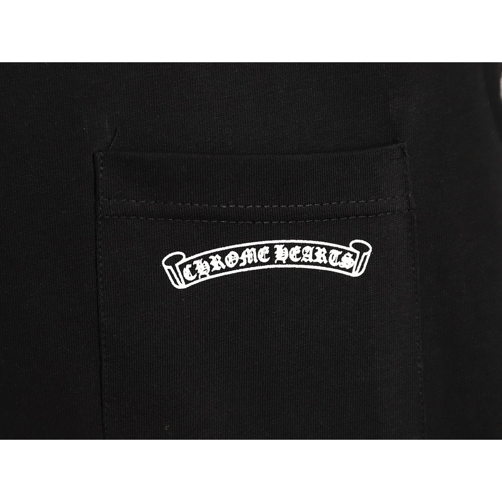 Chrome hearts back cross round neck long sleeves TSK1,Chrome Hearts