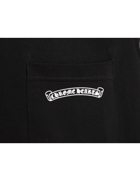 Chrome hearts back cross round neck long sleeves TSK1,Chrome Hearts