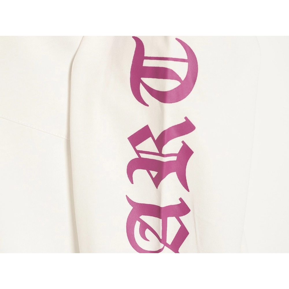 Chrome hearts neckline colorful Sanskrit round neck long sleeves,Chrome Hearts