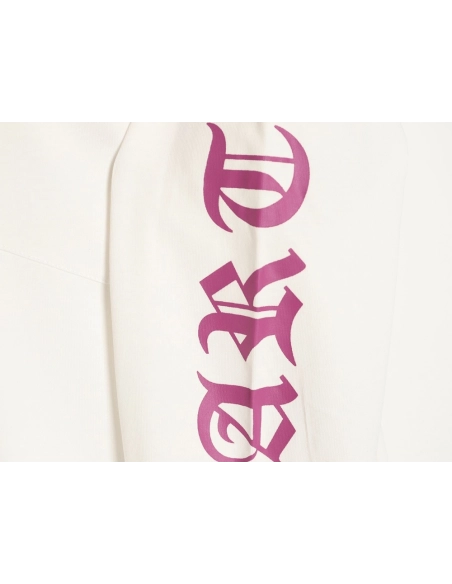 Chrome hearts neckline colorful Sanskrit round neck long sleeves,Chrome Hearts