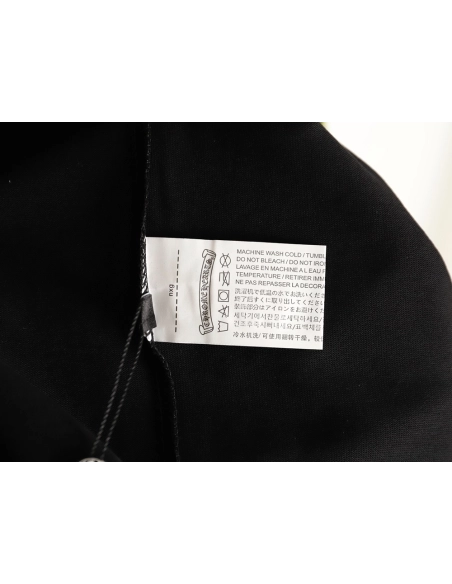 Chrome hearts neckline colorful Sanskrit round neck long sleeves TSK1,Chrome Hearts
