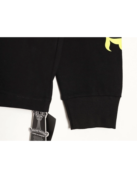 Chrome hearts neckline colorful Sanskrit round neck long sleeves TSK1,Chrome Hearts