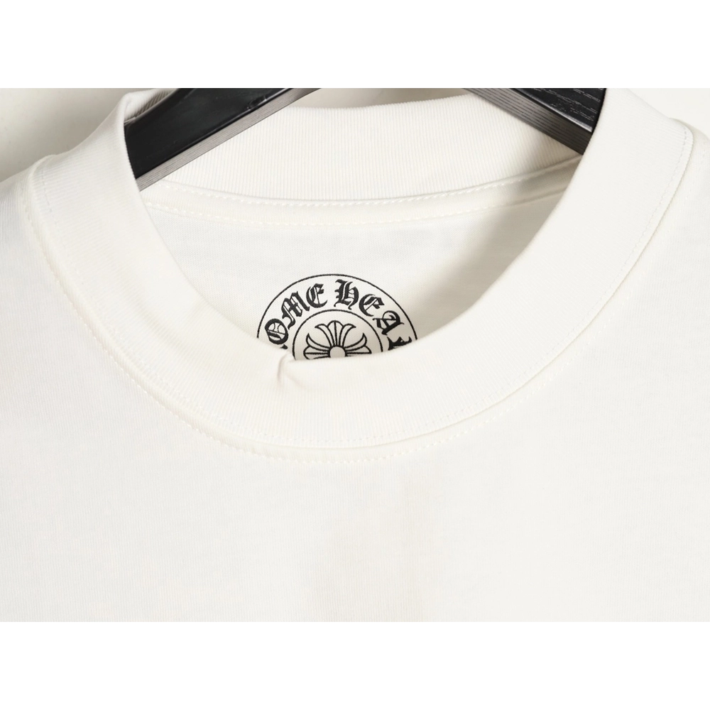 Chrome hearts blue horseshoe cross round neck long sleeves,Chrome Hearts