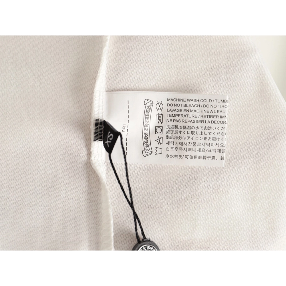 Chrome hearts Sanskrit lemon green round neck long sleeves,Chrome Hearts