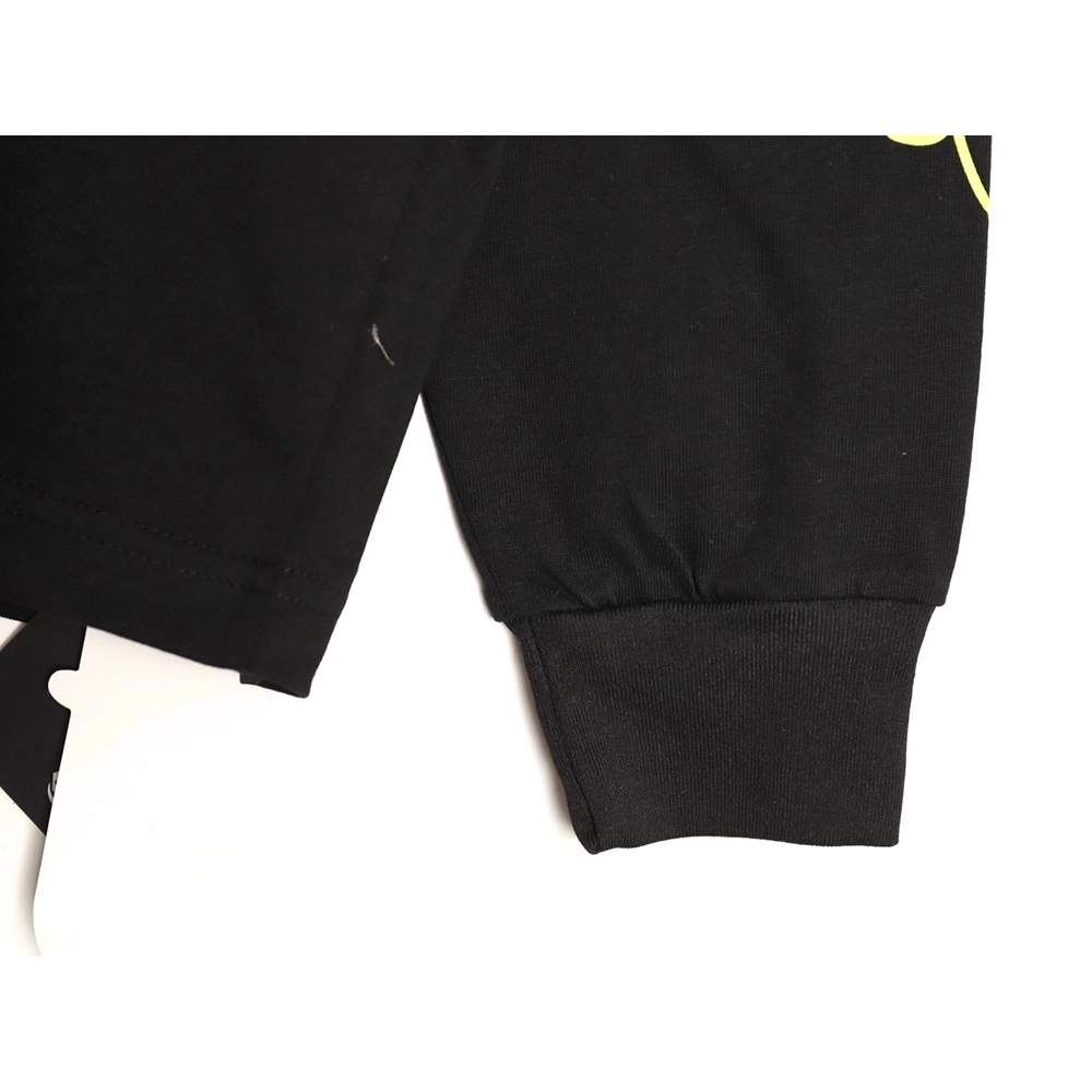 Chrome hearts Sanskrit lemon green round neck long sleeves TSK1,Chrome Hearts