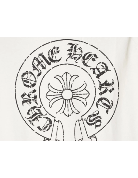 Chrome hearts damaged horseshoe round neck long sleeves,Chrome Hearts