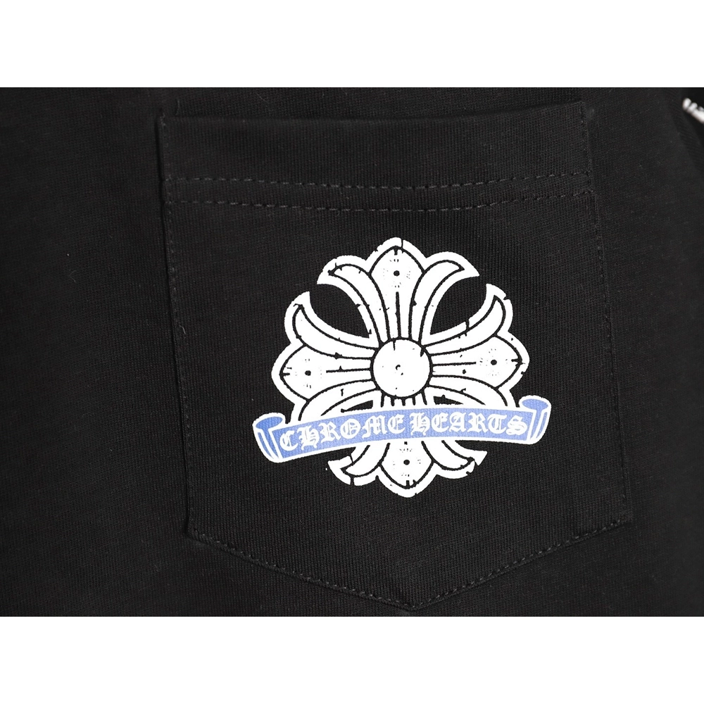 Chrome hearts damaged horseshoe round neck long sleeves TSK1,Chrome Hearts