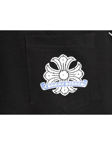 Chrome hearts damaged horseshoe round neck long sleeves TSK1,Chrome Hearts