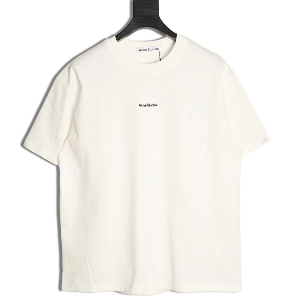 Acne Studios small letter foam print short-sleeved T-shirt,Acne Studios