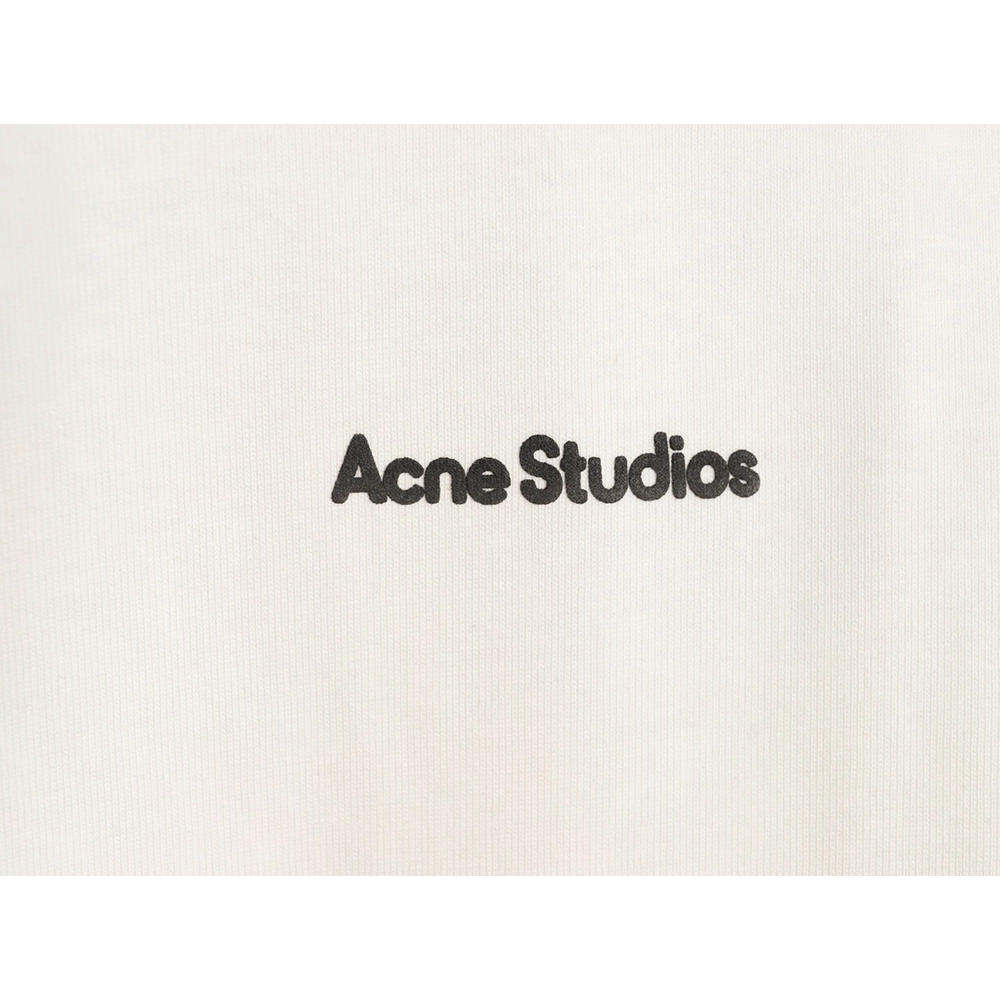 Acne Studios small letter foam print short-sleeved T-shirt,Acne Studios
